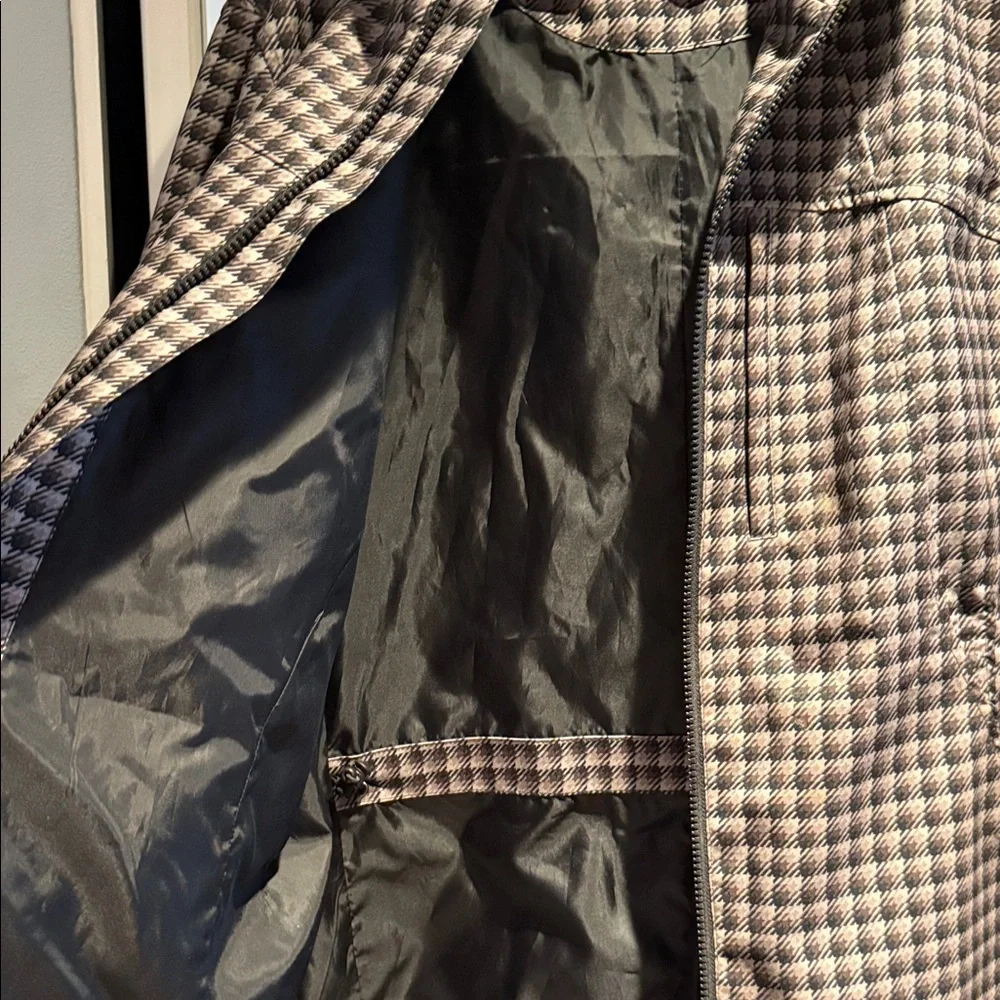 Kerrits Brown Checkered Raincoat - Picture 4 of 4